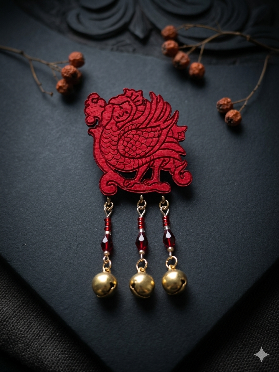 Кулоны и броши